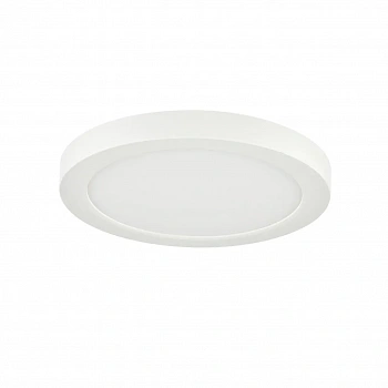 7754/12L MITRA LED SN Светильник пластик/белый LED 12Вт 3000-6500К D170 IP20 CCT/датчик движения NEBULA