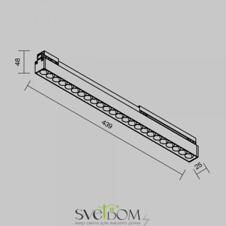 Уличный трековый светильник Outdoor O-TR02-2-S-24WB3K Maytoni