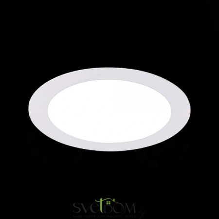 ST209.548.12 Св-к встр. Белый LED 1*12W 4000K 816Lm Ra80 110° IP20 D170xH8 90-265V Встраиваемые светильники ST LUCE