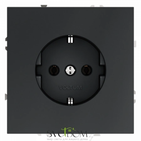 Розетки электрические с заземлением Voltum S70 VLS040107  Voltum