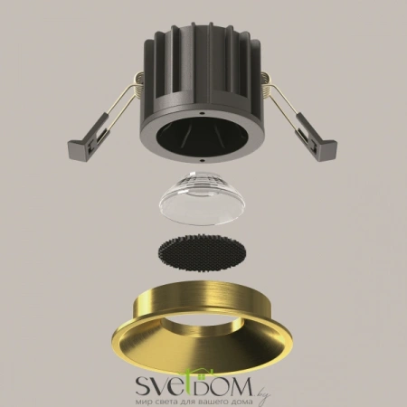 Встраиваемые светильники Maytoni DL058-12W3K-BS от Магазина Svetdom.by