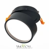 ST651.438.14 Встраиваемый поворотный светильник Черный LED 1*14W 3000K 1 100Lm Ra>90 120° IP20 D105x Встраиваемые светильники ST LUCE
