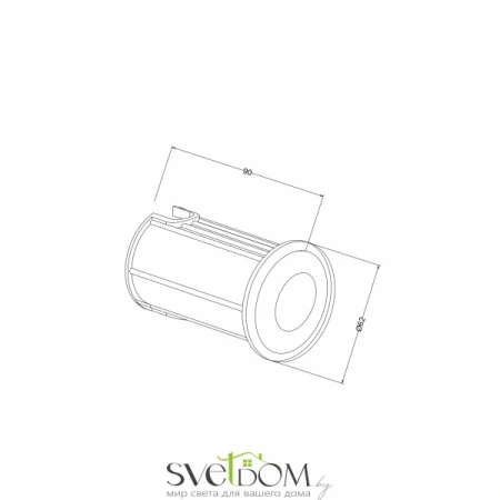Встраиваемые светильники Maytoni O044DL-L1S3K3 от Магазина Svetdom.by