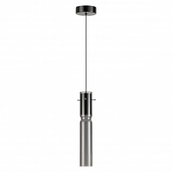 5058/5L PENDANT ODL24 323 черный/дымчатый/металл/стекло Подвес LED 5W 3000K SCROW