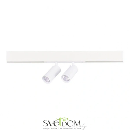 ST660.586.20 Св-к трек. Белый LED 2*10W 2700K-6000K 1 065Lm Ra>90 36° IP20 D50xH41 220V SKYLINE 220 ST LUCE