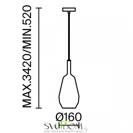 Подвесные светильники Maytoni MOD271PL-01B8 от Магазина Svetdom.by
