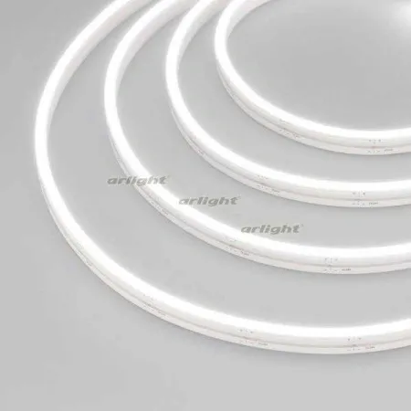 ARLIGHT Герметичная лента MOONLIGHT-5000S-SIDE-2835-120-24V White (6х12mm, 10W, IP67) (Arlight, -)