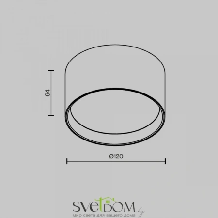 Потолочные светильники Maytoni C091CL-12W4K-W от Магазина Svetdom.by