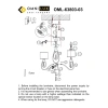 Люстра подвесная Omnilux  OML-63803-03 Omnilux