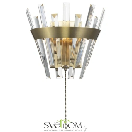 Citilux Вестерос CL307313 Бра хрустальное с выключателем Бронза CITILUX