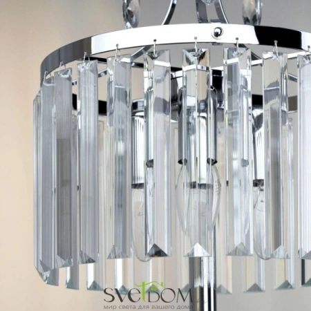 Citilux Инга CL335831 Настольная лампа хрустальная Хром CITILUX