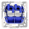 Розетка компьютерная Voltum S70 VLS0602M Voltum VLS0602M