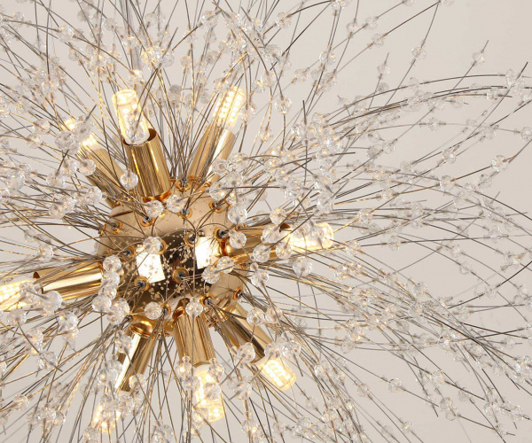 Kink Light 08455-9,33 Люстра Дали золото G9 45W