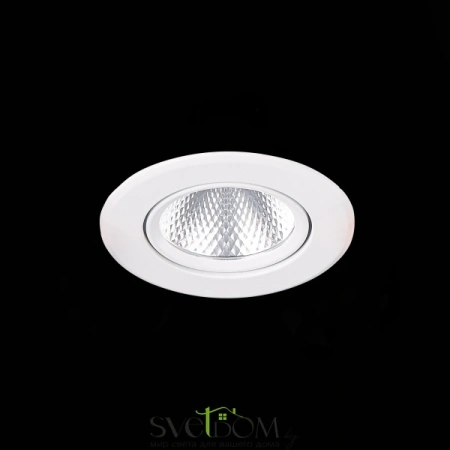 ST211.548.08.36 Св-к встр. Белый LED 1*8W 4000K 640Lm Ra80 36° IP20 D86xH50 220-240V Встраиваемые светильники ST LUCE