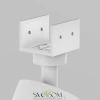 Уличный трековый светильник Focus Led Elasity IP 3000K 16Вт 45° белый Maytoni