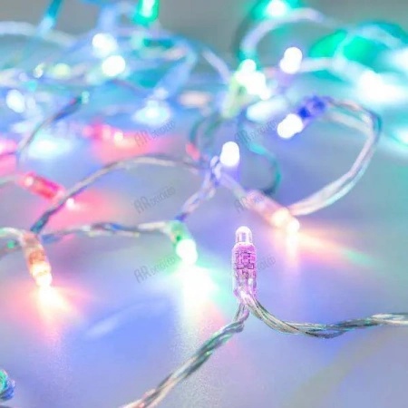 ARLIGHT Светодиодная гирлянда ARD-STRING-CLASSIC-9000-CLEAR-60LED-LIVE RGB-SPI (12V, 40W) (Ardecoled, IP65)