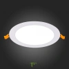 ST209.548.12 Св-к встр. Белый LED 1*12W 4000K 816Lm Ra80 110° IP20 D170xH8 90-265V Встраиваемые светильники ST LUCE