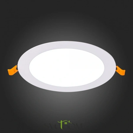 ST209.548.12 Св-к встр. Белый LED 1*12W 4000K 816Lm Ra80 110° IP20 D170xH8 90-265V Встраиваемые светильники ST LUCE