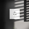 Розетки электрические с заземлением Voltum S70 VLS040102  Voltum VLS040102