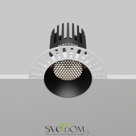 Встраиваемые светильники Maytoni DL121-15W-4K-TRS-B от Магазина Svetdom.by