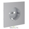 Накладка для розетки с заземлением Voltum S70 Серый VLS000616 Voltum VLS000616