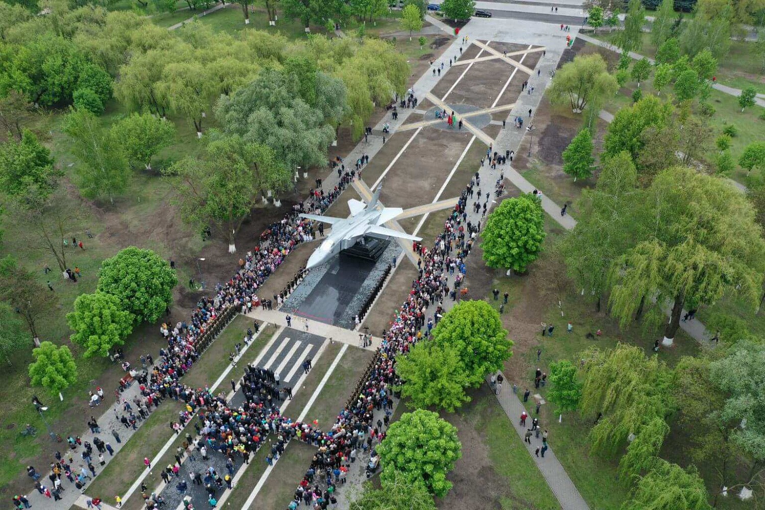 Наши реализованные проекты. Освещение аллеи университета им. Сухого г. Гомель