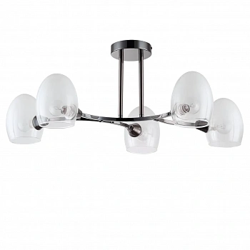 6513/5C MODERNI LN23 117 черный Люстра потолочная E14 5*40W 220V KENDALL