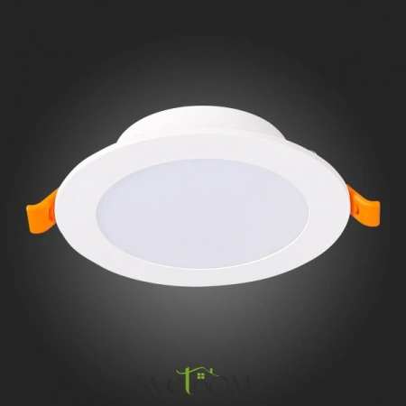 ST210.538.12 Св-к встр. Белый LED 1*12W 3000K 900Lm Ra80 110° IP20 D120xH30 220-240V Встраиваемые светильники ST LUCE