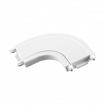 135208 SHINO NT23 043 белый Соединитель с токопроводом "L" для низковольтного шинопровода IP20 48V SMAL