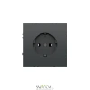 Розетки электрические с заземлением Voltum S70 VLS040106  Voltum VLS040106