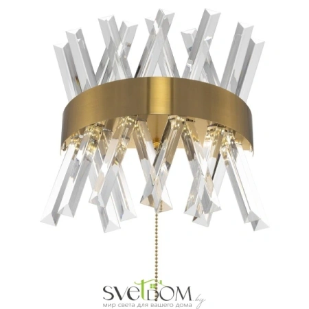 Citilux Ричард CL336313 LED Бра хрустальное с выключателем Бронза CITILUX