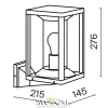Настенный светильник (бра) Outdoor O452WL-01GF Maytoni