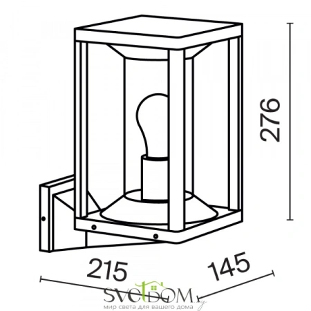 Настенный светильник (бра) Outdoor O452WL-01GF Maytoni