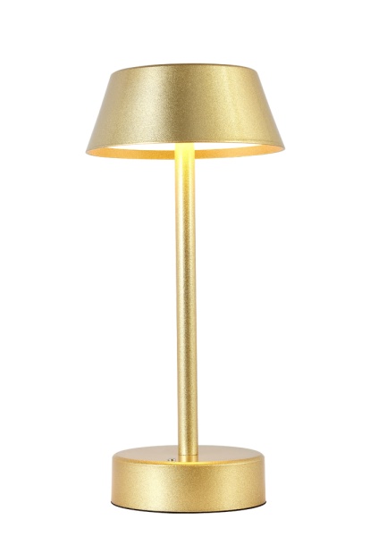 Аккумуляторная настольная лампа Crystal Lux SANTA LG1 GOLD Crystal Lux