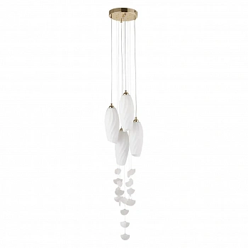 6518/4 MODERNI LN23 105 золотой Светильник подвесной G9 4*40W 220V SHIVON