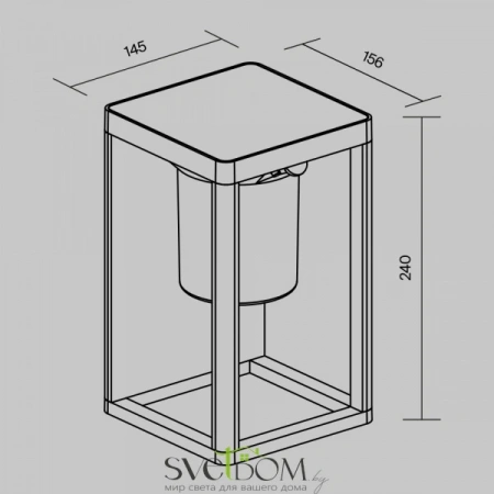 Настенные светильники OSL457WL-L2GF3K Maytoni | Svetdom.by