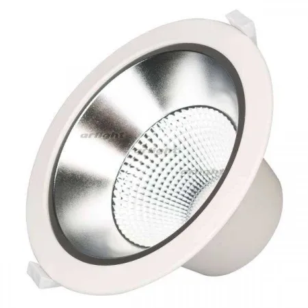 ARLIGHT Светильник LTD-LEGEND-R115-10W Warm3000 (WH, 50 deg) (Arlight, IP20 Металл, 3 года)