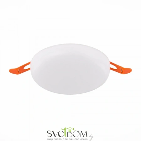 ST700.538.16 Св-к встр. Белый LED 1*16W 3000K 1 380Lm Ra80 180° IP44 D120xH20 85-265V Встраиваемые светильники ST LUCE
