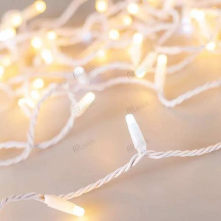 ARLIGHT Светодиодная гирлянда ARD-STRING-CLASSIC-10000-WHITE-100LED-MILK-FLASH Warm (230V, 7W) (Ardecoled, I