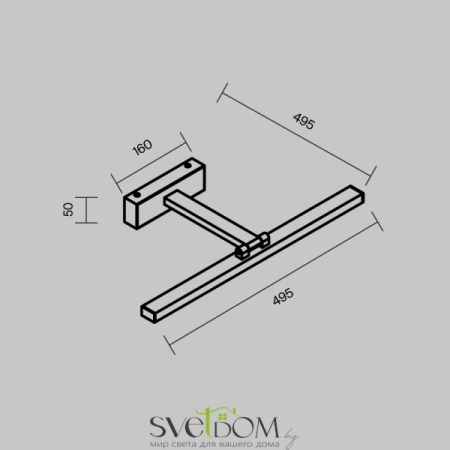 Подсветки MIR008WL-L12B4K Maytoni | Svetdom.by