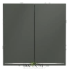 Проходной переключатель двухклавишный с подсветкой Voltum S70 VLS020406  Voltum VLS020406