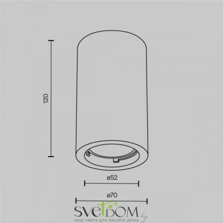 Потолочные светильники Maytoni C003CW-01W-1 от Магазина Svetdom.by