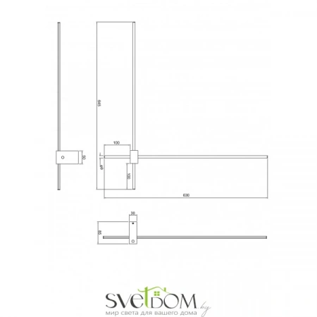 Настенные светильники C070WL-L12GB3K Maytoni | Svetdom.by