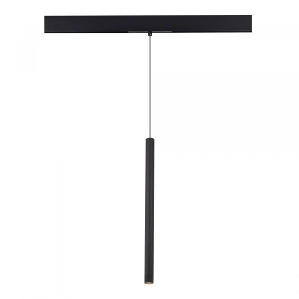 ST683.436.08 Магнитный трековый светильник Черный LED 1*8W 3000K 450Lm Ra90 24° IP20 D30xH500 48V SKYLINE 48