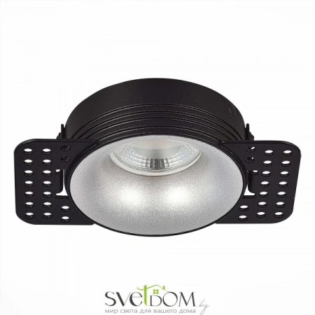 ST218.418.01 Св-к встр. Черный GU10 1*50W  IP20 D78xH30 165-265V Без ламп Встраиваемые светильники ST LUCE