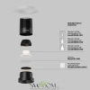 Встраиваемый светильник Technical DL121-15W-3K-TRS-B Maytoni