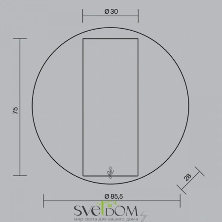 Настенные светильники C079WL-L3B3K Maytoni | Svetdom.by