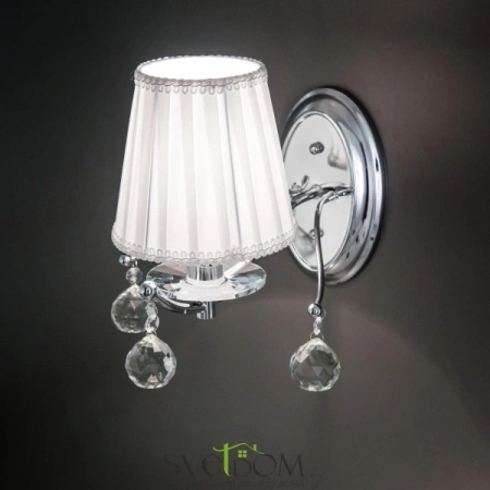 Citilux Шелли CL438311 Бра с абажуром Хром CITILUX