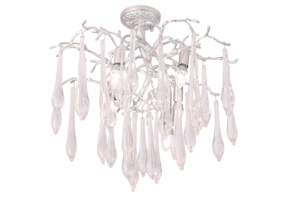 Crystal Lux REINA PL5 D600 SILVER PATINA Crystal Lux