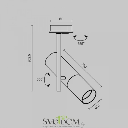 TR005-1-GU10-B Maytoni
